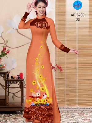Vải áo dài Tý cưỡi cá chép mới ra AD 6209 28 1572691926 67 Vai ao dai Ty cuoi ca chep moi ra AD