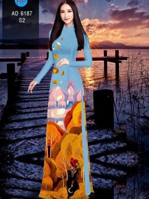 Vải áo dài Hoàng hôn tây nguyên kiểu mới AD 6187 22 1572839940 576 Vai ao dai Hoang hon tay nguyen AD