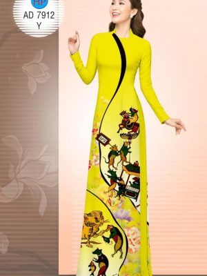 Vải áo dài Mừng Xuân Canh Tý kiểu mới AD 7912 36 1572854092 33 Vai ao dai Mung Xuan Canh Ty kieu moi AD