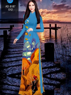 Vải áo dài Hoàng hôn tây nguyên kiểu mới AD 6187 25 1572855112 7 Vai ao dai Hoang hon tay nguyen kieu moi AD