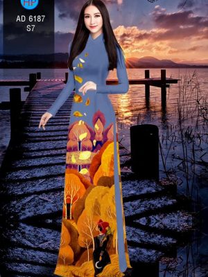 Vải áo dài Hoàng hôn tây nguyên kiểu mới AD 6187 27 1572855112 939 Vai ao dai Hoang hon tay nguyen kieu moi AD