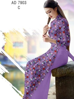 Vải áo dài Hoa nhí mới ra AD 7903 33 1572855369 211 Vai ao dai Hoa nhi moi ra AD 7903