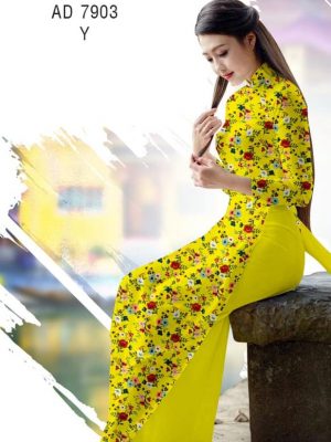 Vải áo dài Hoa nhí mới ra AD 7903 26 1572855369 265 Vai ao dai Hoa nhi moi ra AD 7903