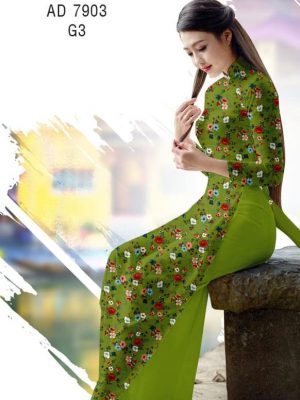 Vải áo dài Hoa nhí mới ra AD 7903 30 1572855369 354 Vai ao dai Hoa nhi moi ra AD 7903