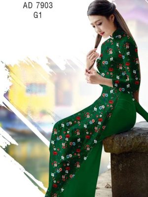 Vải áo dài Hoa nhí mới ra AD 7903 29 1572855369 393 Vai ao dai Hoa nhi moi ra AD 7903