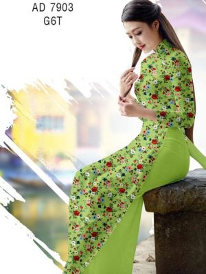 Vải áo dài Hoa nhí mới ra AD 7903 28 1572855369 566 Vai ao dai Hoa nhi moi ra AD 7903