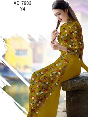 Vải áo dài Hoa nhí mới ra AD 7903 35 1572855370 653 Vai ao dai Hoa nhi moi ra AD 7903