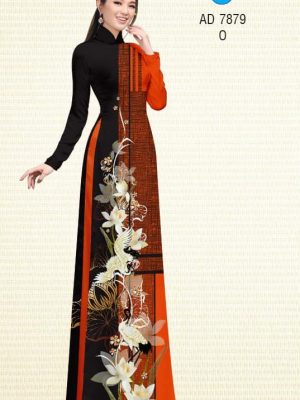 Vải áo dài Sen trắng và Sếu thiết kế 2019 AD 7879 32 1572855500 119 Vai ao dai Sen trang va Seu thiet ke 2019