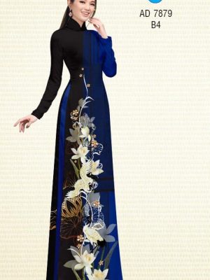 Vải áo dài Sen trắng và Sếu thiết kế 2019 AD 7879 37 1572855500 489 Vai ao dai Sen trang va Seu thiet ke 2019