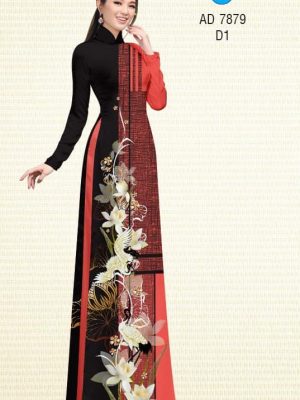 Vải áo dài Sen trắng và Sếu thiết kế 2019 AD 7879 35 1572855500 625 Vai ao dai Sen trang va Seu thiet ke 2019