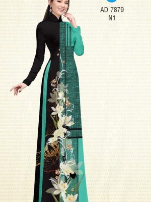 Vải áo dài Sen trắng và Sếu thiết kế 2019 AD 7879 31 1572855500 720 Vai ao dai Sen trang va Seu thiet ke 2019