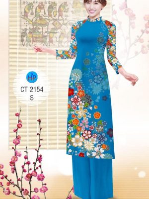 Vải áo dài hoa 3D rực rỡ thiết kế 2019 AD CT 2154 30 1572855597 738 Vai ao dai hoa 3D ruc ro thiet ke 2019