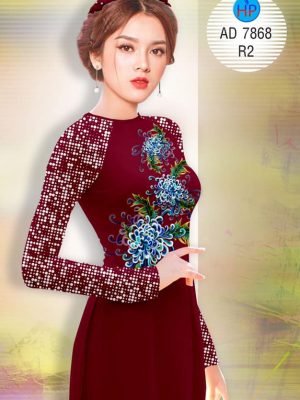 Vải áo dài Cúc đại đoá mới ra AD 7868 21 1572855926 309 Vai ao dai Cuc dai doa moi ra AD 7868