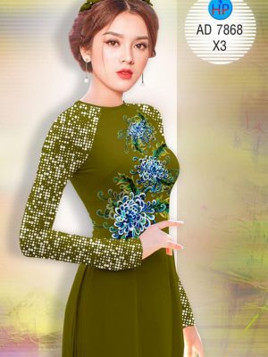Vải áo dài Cúc đại đoá mới ra AD 7868 35 1572855927 253 Vai ao dai Cuc dai doa moi ra AD 7868