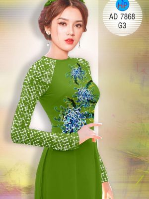 Vải áo dài Cúc đại đoá mới ra AD 7868 28 1572855927 567 Vai ao dai Cuc dai doa moi ra AD 7868