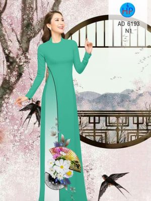 Vải áo dài Quạt và hoa kiểu mới AD 6193 24 1572856193 681 Vai ao dai Quat va hoa kieu moi AD 6193