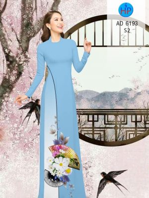 Vải áo dài Quạt và hoa kiểu mới AD 6193 30 1572856194 211 Vai ao dai Quat va hoa kieu moi AD 6193