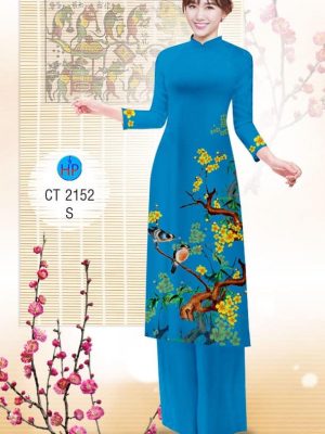 Vải áo dài hoa mai đón tết thiết kế 2019 AD CT 2152 25 1572856352 307 Vai ao dai hoa mai don tet thiet ke 2019