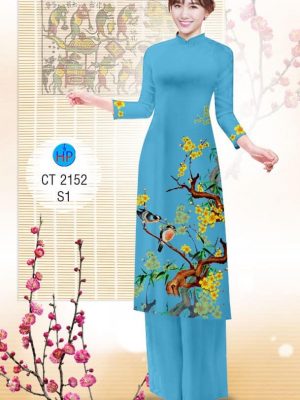 Vải áo dài hoa mai đón tết thiết kế 2019 AD CT 2152 24 1572856352 35 Vai ao dai hoa mai don tet thiet ke 2019
