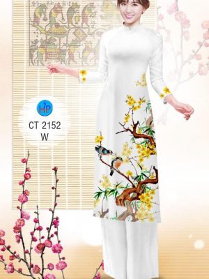 Vải áo dài hoa mai đón tết thiết kế 2019 AD CT 2152 22 1572856352 483 Vai ao dai hoa mai don tet thiet ke 2019