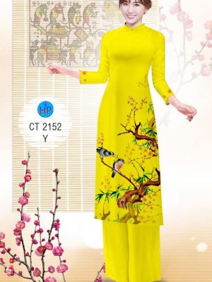 Vải áo dài hoa mai đón tết thiết kế 2019 AD CT 2152 21 1572856352 59 Vai ao dai hoa mai don tet thiet ke 2019