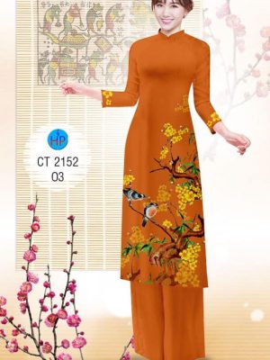 Vải áo dài hoa mai đón tết thiết kế 2019 AD CT 2152 33 1572856353 592 Vai ao dai hoa mai don tet thiet ke 2019