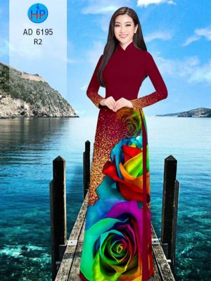 Vải áo dài Hoa hồng rực rỡ thiết kế 2019 AD 6195 25 1572856509 553 Vai ao dai Hoa hong ruc ro thiet ke 2019