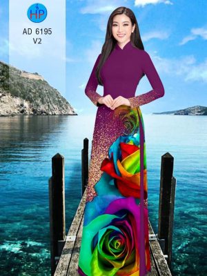 Vải áo dài Hoa hồng rực rỡ thiết kế 2019 AD 6195 21 1572856509 74 Vai ao dai Hoa hong ruc ro thiet ke 2019