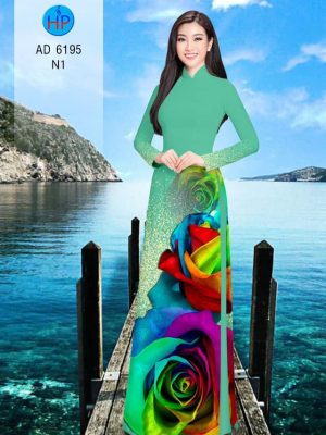 Vải áo dài Hoa hồng rực rỡ thiết kế 2019 AD 6195 30 1572856510 279 Vai ao dai Hoa hong ruc ro thiet ke 2019