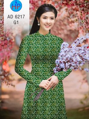 Vải áo dài hoa nhí đều kiểu mới AD 6217 26 1573048577 464 Vai ao dai hoa nhi deu kieu moi AD 6217