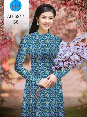 Vải áo dài hoa nhí đều kiểu mới AD 6217 31 1573048577 891 Vai ao dai hoa nhi deu kieu moi AD 6217