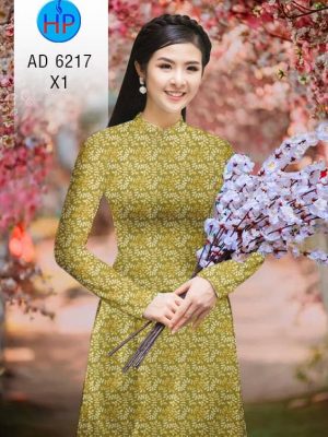 Vải áo dài hoa nhí đều kiểu mới AD 6217 35 1573048578 282 Vai ao dai hoa nhi deu kieu moi AD 6217