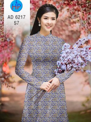 Vải áo dài hoa nhí đều kiểu mới AD 6217 36 1573048578 466 Vai ao dai hoa nhi deu kieu moi AD 6217
