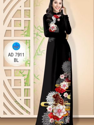 Vải áo dài Xuân Canh Tý kiểu mới AD 7911 22 1573048668 201 Vai ao dai Xuan Canh Ty kieu moi AD 7911