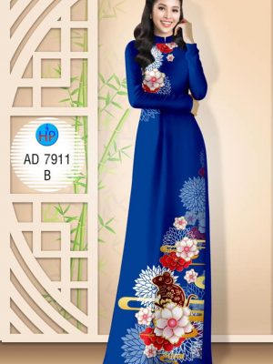 Vải áo dài Xuân Canh Tý kiểu mới AD 7911 23 1573048668 602 Vai ao dai Xuan Canh Ty kieu moi AD 7911