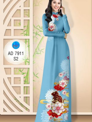 Vải áo dài Xuân Canh Tý kiểu mới AD 7911 35 1573048670 305 Vai ao dai Xuan Canh Ty kieu moi AD 7911