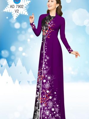 Vải áo dài Hoa tuyết thiết kế 2019 AD 7902 27 1573048816 273 Vai ao dai Hoa tuyet thiet ke 2019 AD 7902