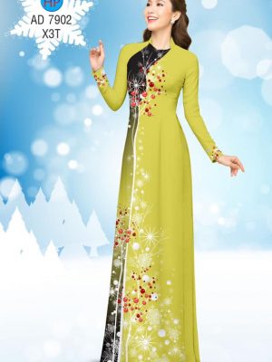 Vải áo dài Hoa tuyết thiết kế 2019 AD 7902 24 1573048816 467 Vai ao dai Hoa tuyet thiet ke 2019 AD 7902