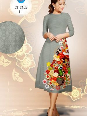 Vải áo dài Cách tân Xuân mới ra AD 2155 29 1573049986 493 Vai ao dai Cach tan Xuan moi ra AD 2155