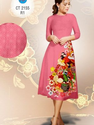 Vải áo dài Cách tân Xuân mới ra AD 2155 22 1573049986 738 Vai ao dai Cach tan Xuan moi ra AD 2155