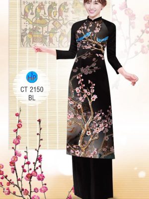 Vải áo dài Cách tân Hoa đào mới ra AD 2150 25 1573050117 377 Vai ao dai Cach tan Hoa dao moi ra AD