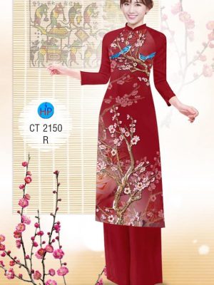 Vải áo dài Cách tân Hoa đào mới ra AD 2150 31 1573050117 527 Vai ao dai Cach tan Hoa dao moi ra AD