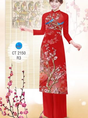Vải áo dài Cách tân Hoa đào mới ra AD 2150 30 1573050117 862 Vai ao dai Cach tan Hoa dao moi ra AD