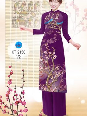 Vải áo dài Cách tân Hoa đào mới ra AD 2150 38 1573050118 490 Vai ao dai Cach tan Hoa dao moi ra AD