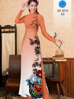 Vải áo dài Hoa Mẫu Đơn và Trúc kiểu mới AD 6216 23 1573050698 852 Vai ao dai Hoa Mau Don va Truc kieu moi