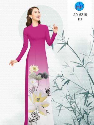 Vải áo dài hoa Sen mới ra AD 6215 21 1573114187 812 Vai ao dai hoa Sen moi ra AD 6215