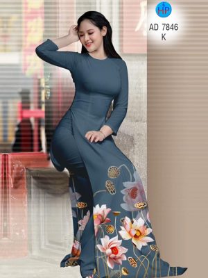 1573114334 144 Vai ao dai hoa Sen thiet ke 2019 AD 7846