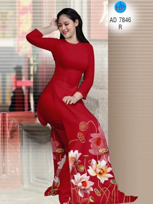 1573114334 865 Vai ao dai hoa Sen thiet ke 2019 AD 7846