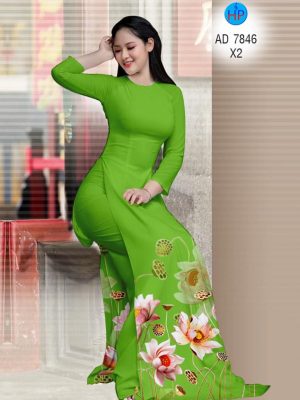 1573114334 886 Vai ao dai hoa Sen thiet ke 2019 AD 7846