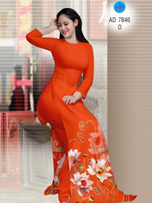 1573114334 887 Vai ao dai hoa Sen thiet ke 2019 AD 7846